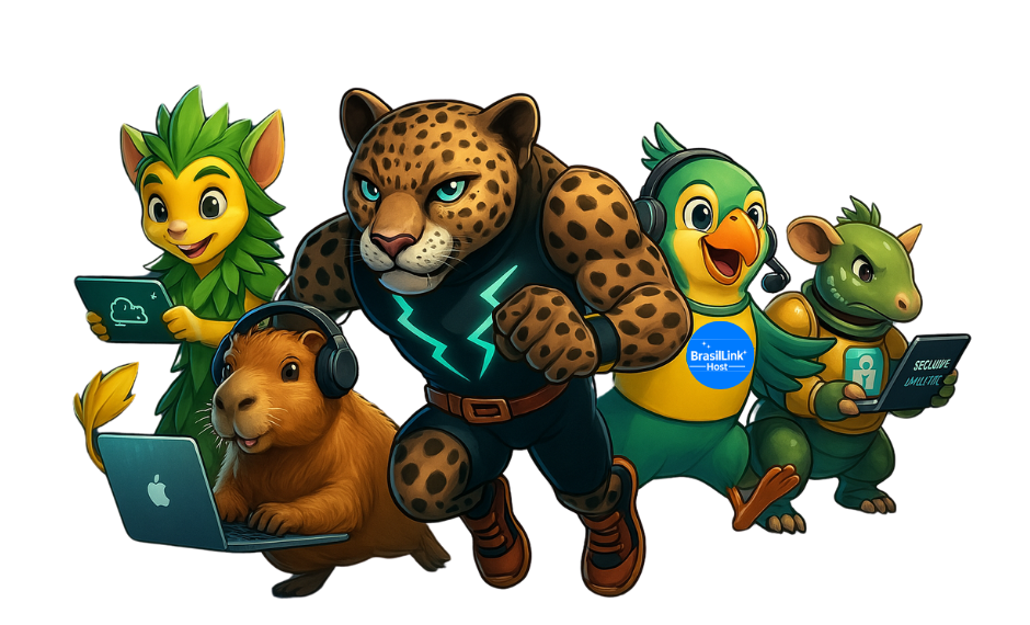 Imagem temática da campanha BrasilLink Host